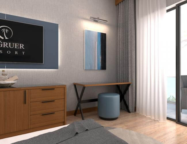 Otel odası tasarımları Detayı - Otel odası tasarımları | Ankara iç mimarlık