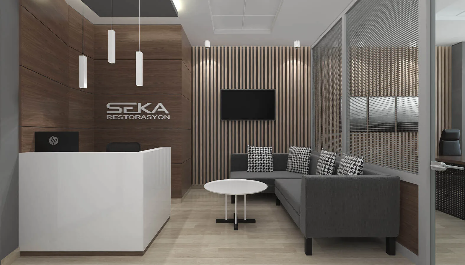Office design ankara, Wooden office decoration, In-office design, Extraordinary office designs, Office decoration suggestions