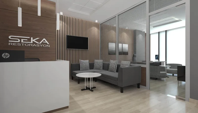 Office design ankara, Wooden office decoration, In-office design, Extraordinary office designs, Office decoration suggestions