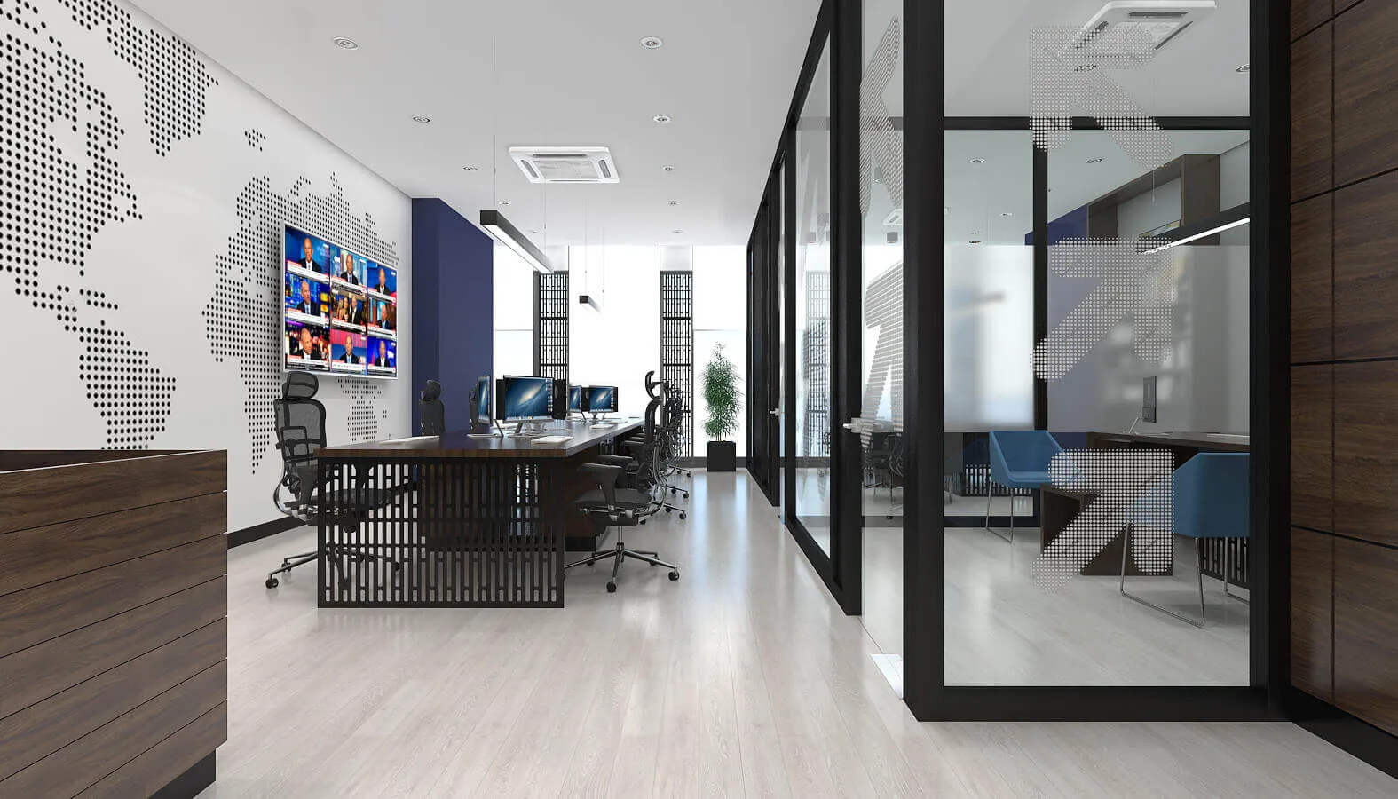 Office decoration firms, Office design ankara, Waiting area, In-office design