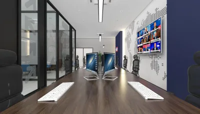 Besa Kule Ofis Tasarımı – Lüks Ofis Tasarımları Ankara ve Ofis Giriş Tasarımları (Besa Kule, Çukurambar, Ankara) - Görsel 5