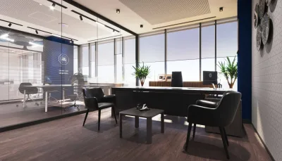 Tüvtürk Ofis – Büro Tasarım, Lüks Ofis Tasarımları Ankara ve Yönetici Odası Tasarımları - Görsel 10