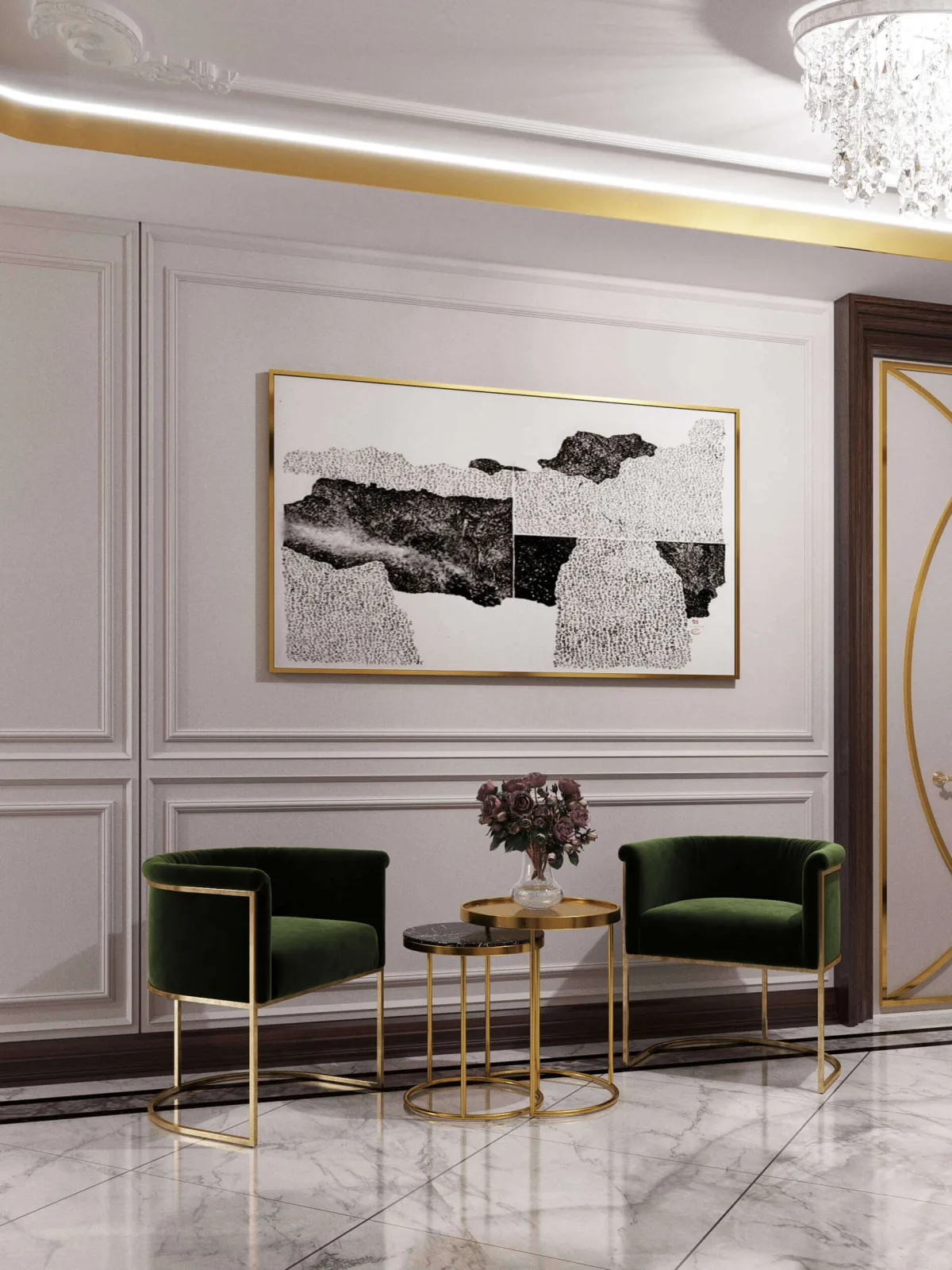 By eliminating monotony with the seating group concept we designed in the foyer area, we introduced a much more refined…