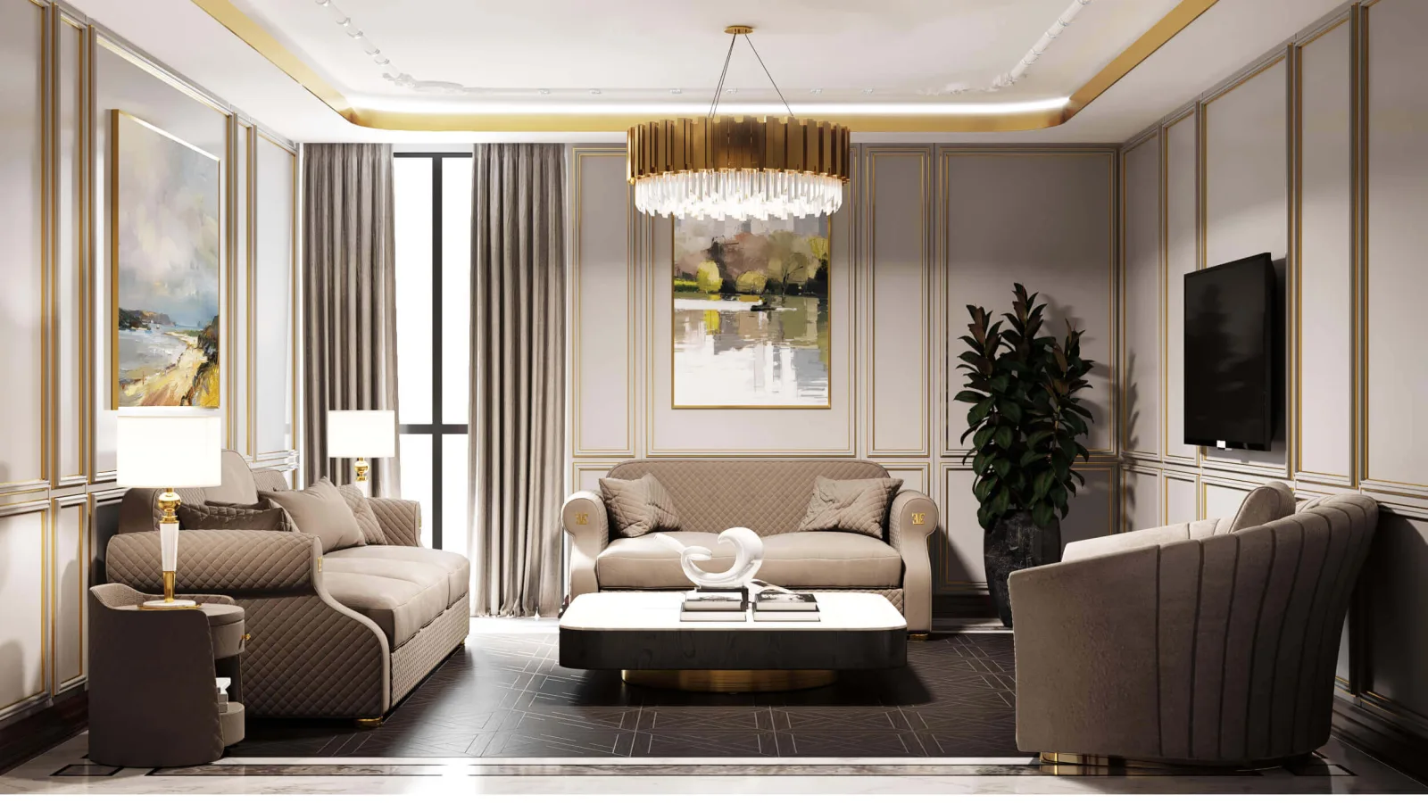 We designed living rooms, the very heart of residential spaces, as the warmest atmospheres hosting the most delightful…