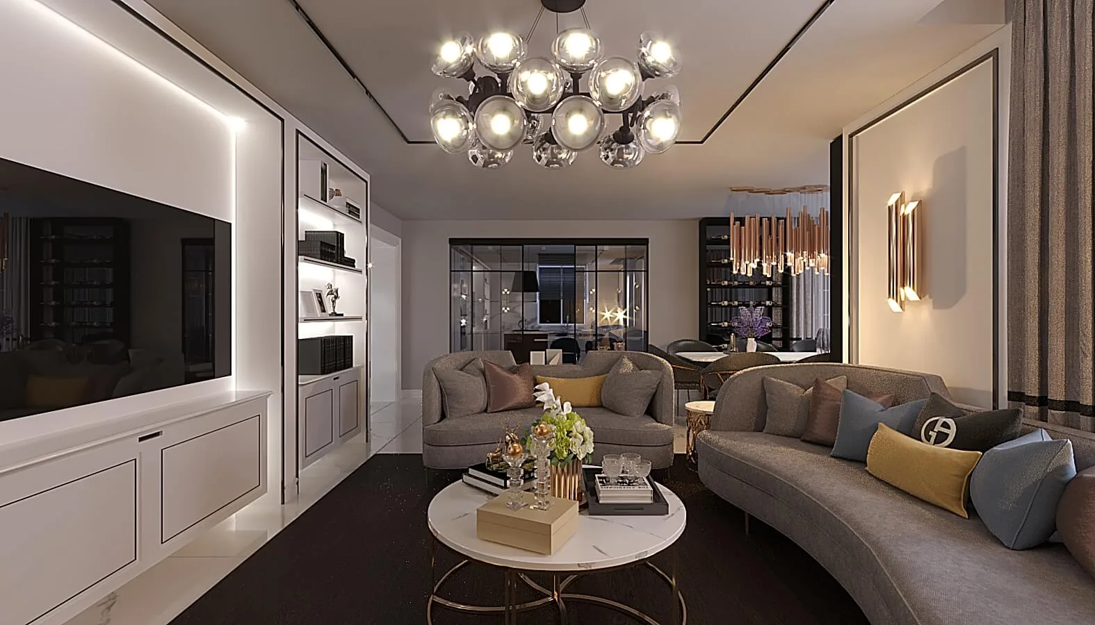 Luxury house interior architecture, Luxury house ankara, Luxury home architecture, House interior decoration prices,…