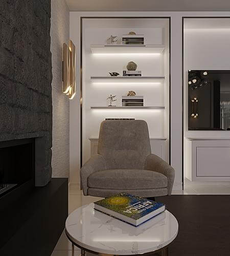 Lüks villa iç mimari Detayı - Lüks villa iç mimari | 2024 lüks villa trendleri