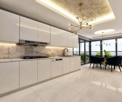 Lüks Konut Tasarımı – Lüks Daire Tasarımları, Lüks Ev Tasarımları ve Mutfak Tasarımı (Hittown, Batıkent, Ankara) - Görsel 9