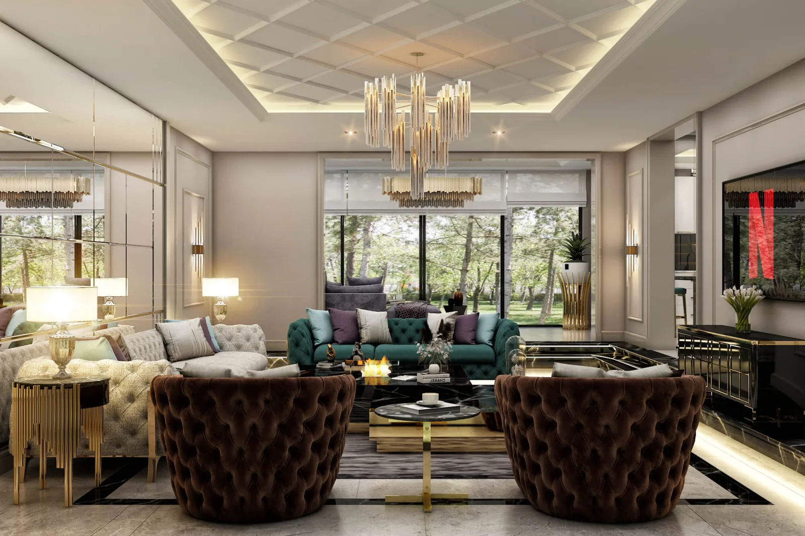 Ankara luxury home, Natamam Villa, Luxury home architecture, House design, Home designing