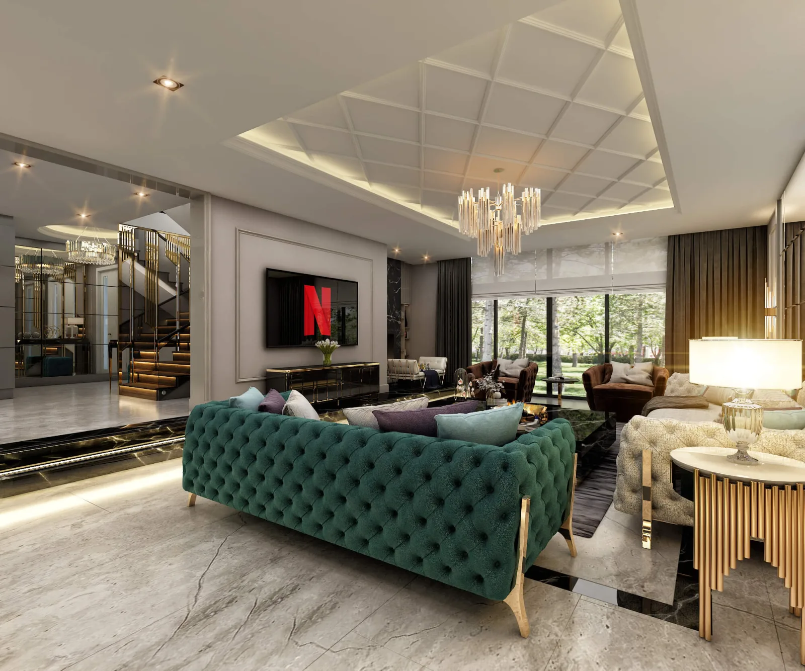 Ankara luxury home, Natamam Villa, Luxury home architecture, House design, Home designing