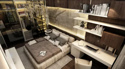 Villa İç Tasarım – Natamam Villa, Lüks Ev Tasarımları ve Ankara Villa Tasarım (Alacaatlı, Çayyolu, Ankara) - Görsel 24