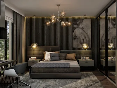 Villa İç Tasarım – Natamam Villa, Lüks Ev Tasarımları ve Ankara Villa Tasarım (Alacaatlı, Çayyolu, Ankara) - Görsel 25