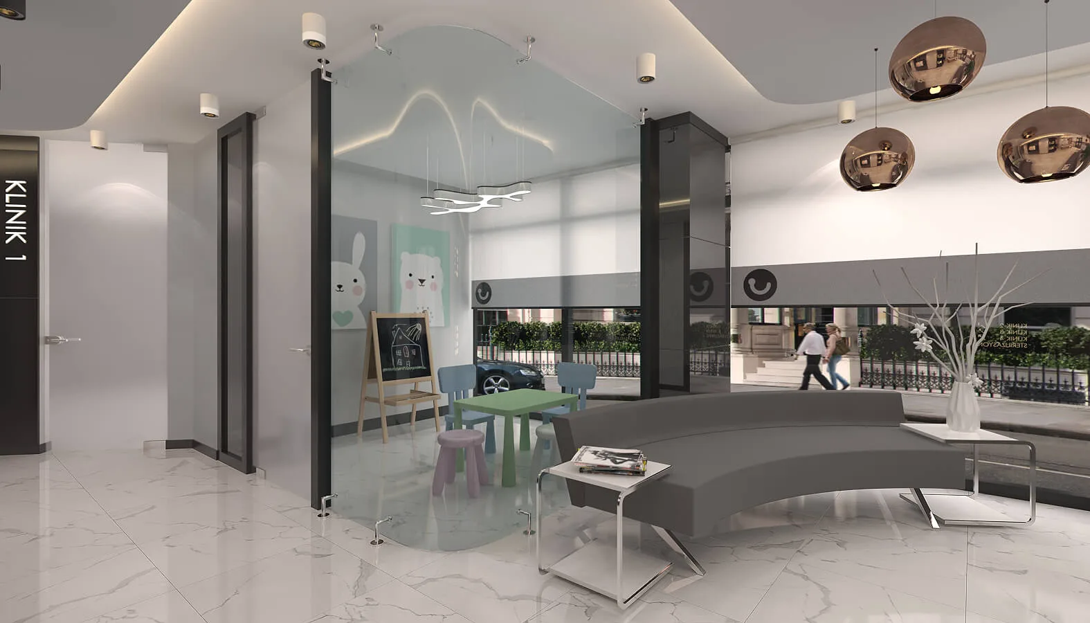 Dental clinic design, Oral and dental health polyclinic, Oral and dental health polyclinic, Doctor office
