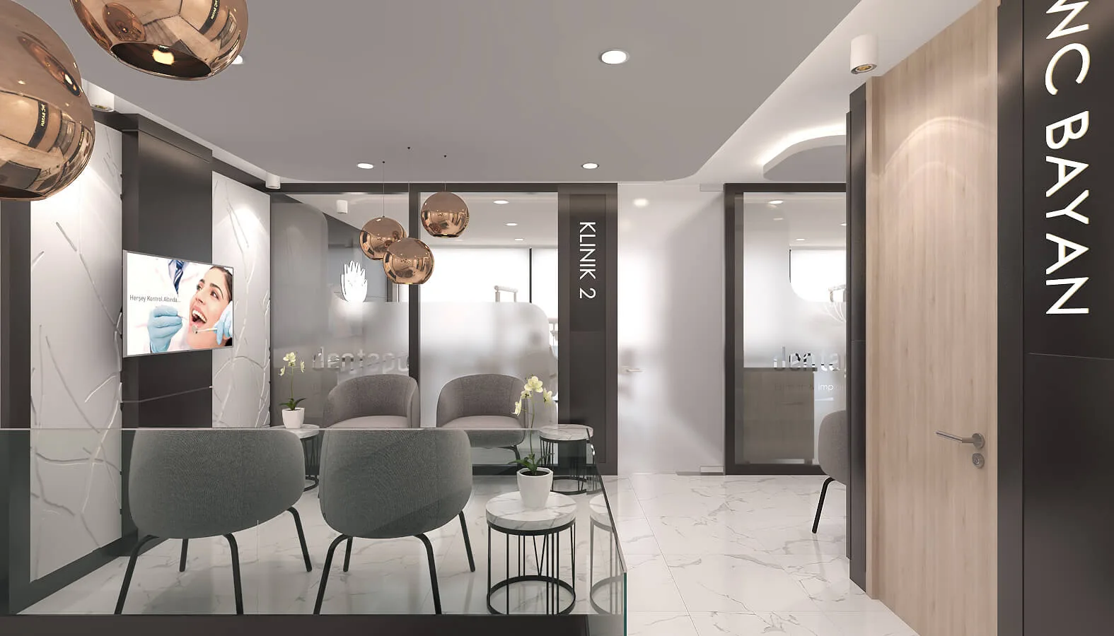 Dental clinic design, Oral and dental health polyclinic, Oral and dental health polyclinic, Doctor office