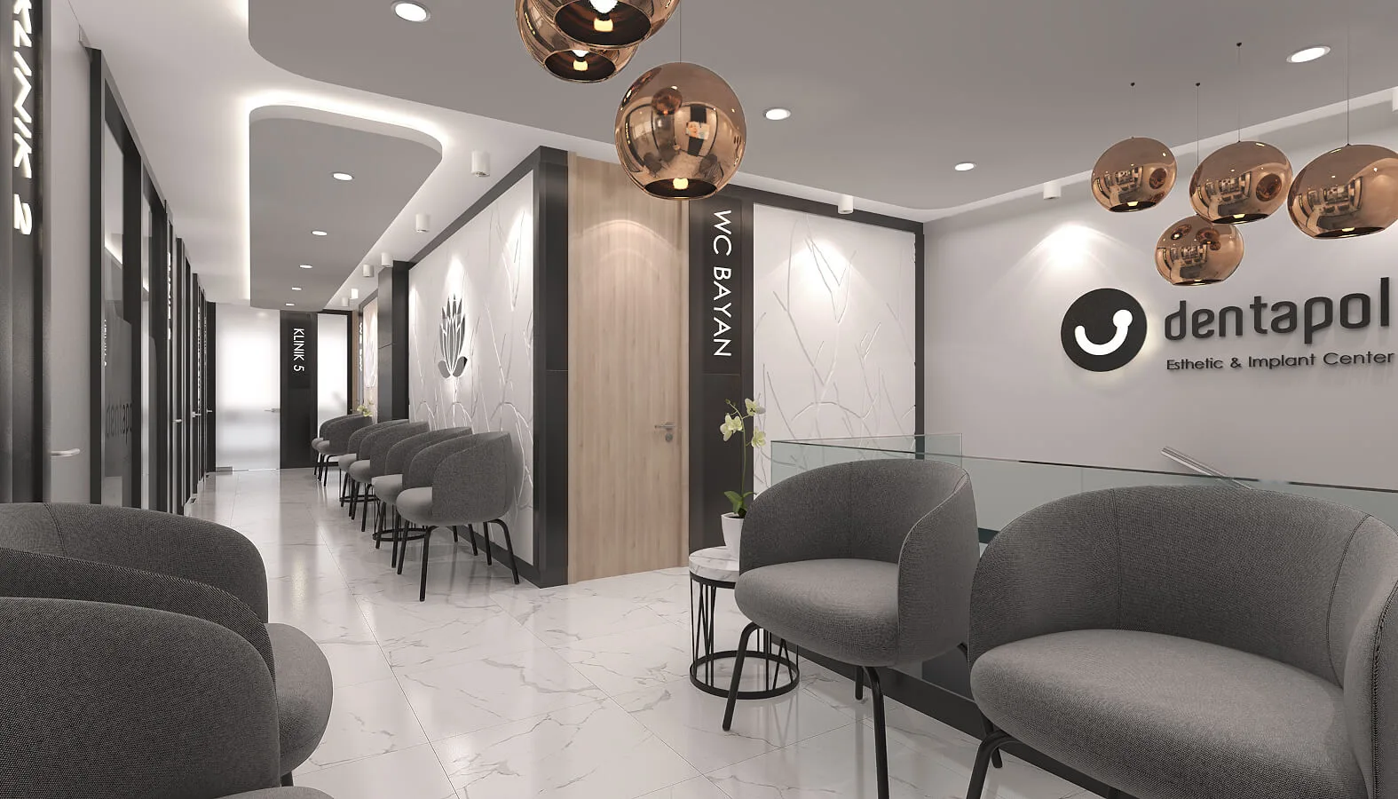 Dental clinic design, Oral and dental health polyclinic, Oral and dental health polyclinic, Doctor office