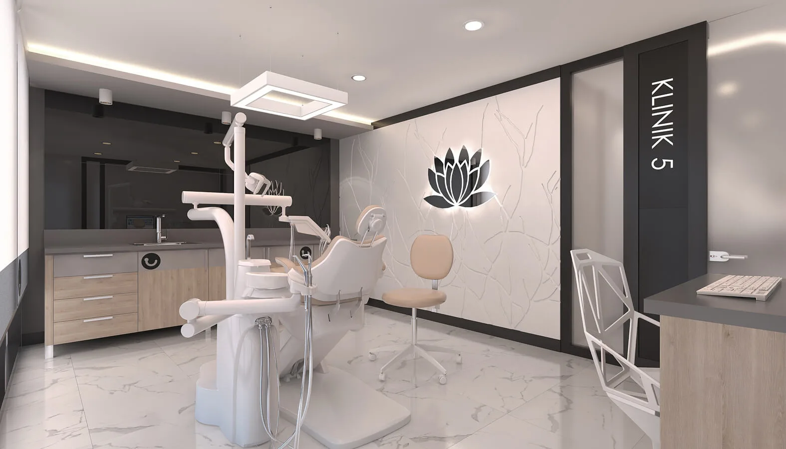 Dental clinic design, Oral and dental health polyclinic, Oral and dental health polyclinic, Doctor office