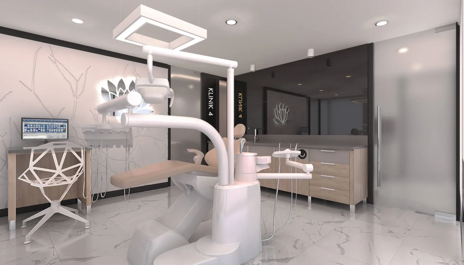Dental clinic design, Oral and dental health polyclinic, Oral and dental health polyclinic, Doctor office