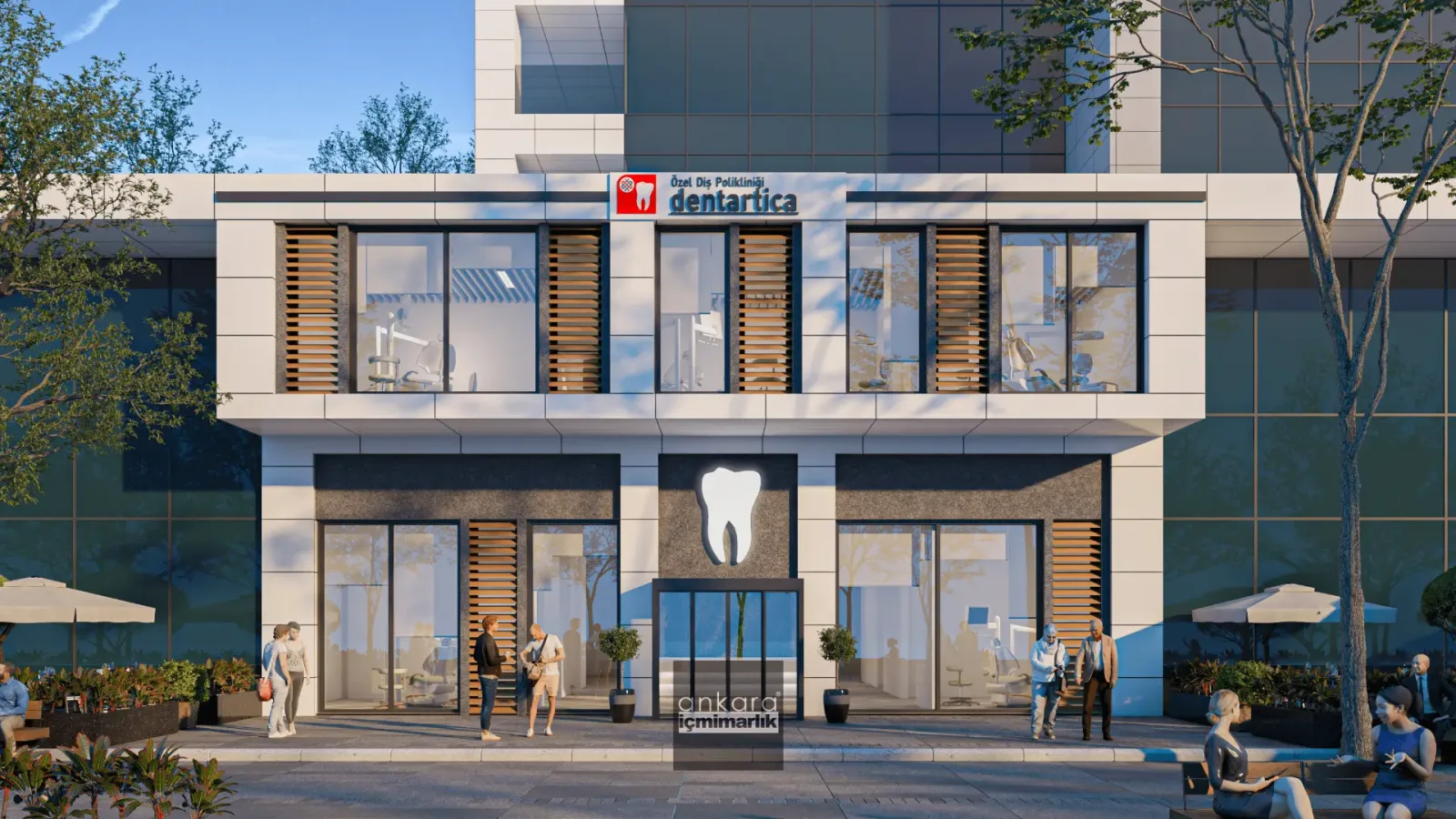 Doctor office, Oral and dental health polyclinic, Oral and dental health polyclinic, Dental clinic design