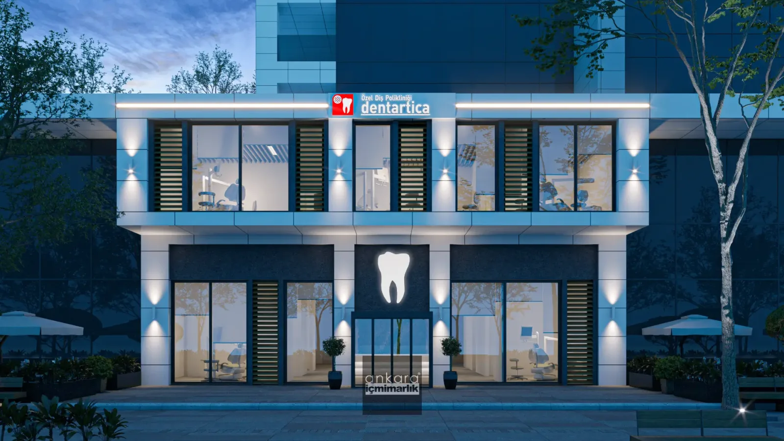 Doctor office, Oral and dental health polyclinic, Oral and dental health polyclinic, Dental clinic design