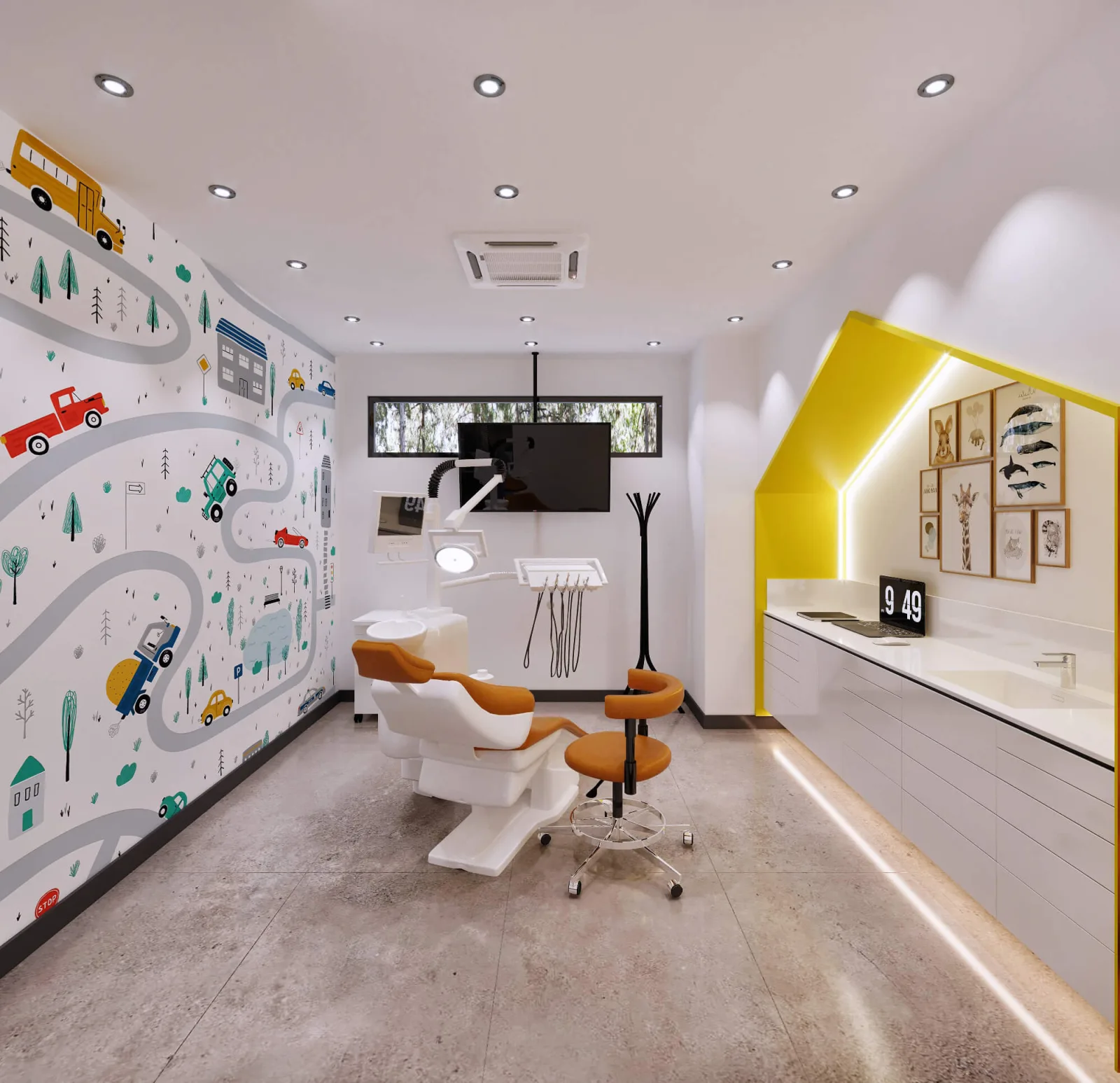 Doctor office, Oral and dental health polyclinic, Oral and dental health polyclinic, Dental clinic design