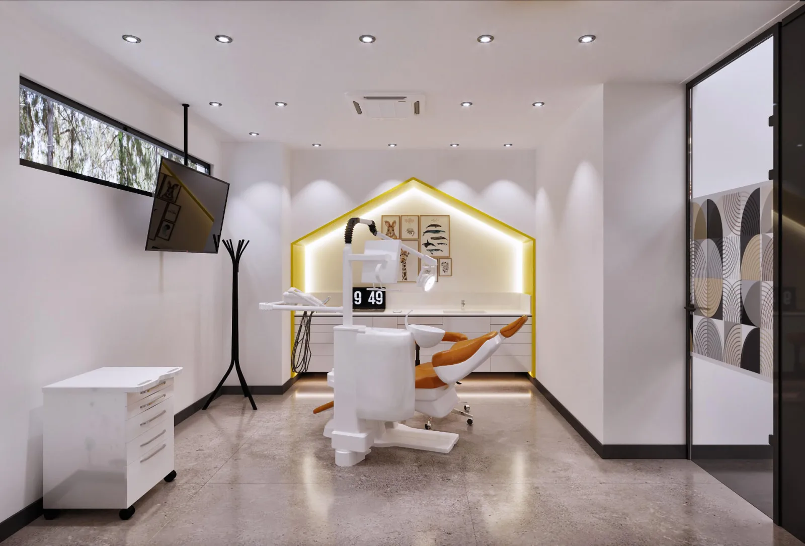 Doctor office, Oral and dental health polyclinic, Oral and dental health polyclinic, Dental clinic design