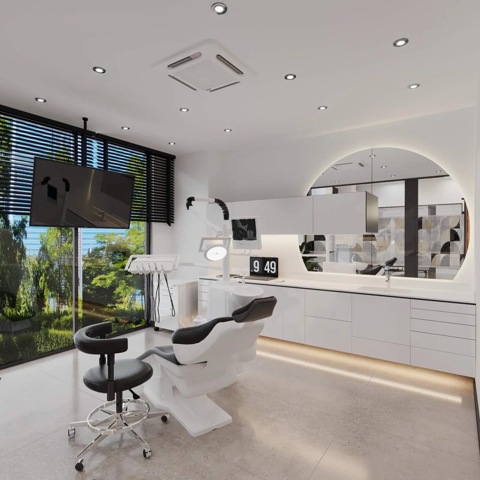 Doctor office, Oral and dental health polyclinic, Oral and dental health polyclinic, Dental clinic design
