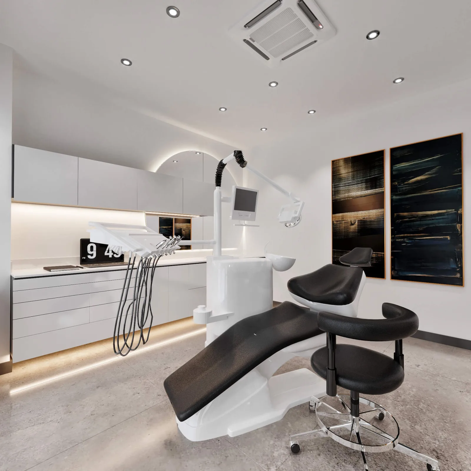 Doctor office, Oral and dental health polyclinic, Oral and dental health polyclinic, Dental clinic design
