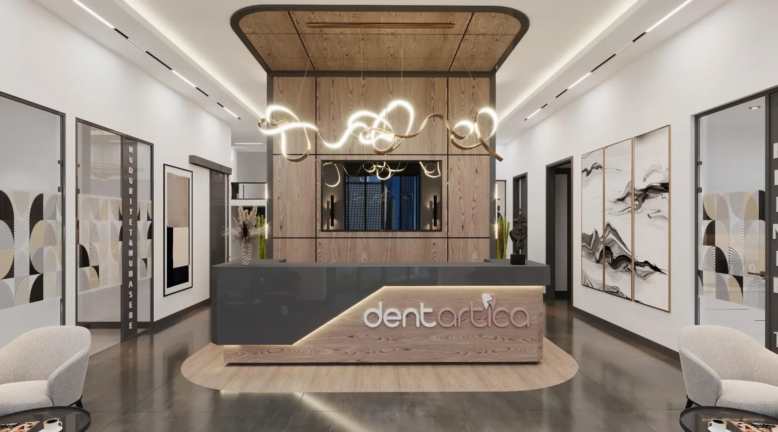 Doctor office, Oral and dental health polyclinic, Oral and dental health polyclinic, Dental clinic design