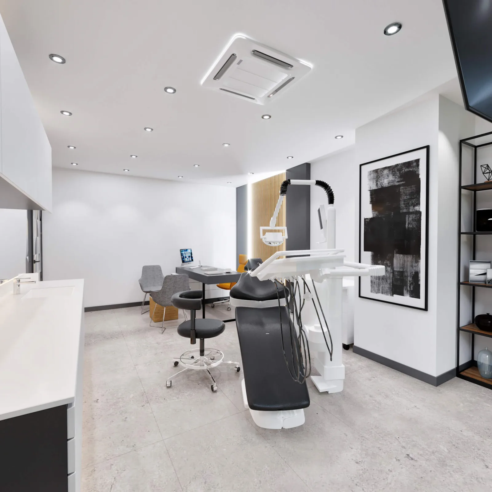 Doctor office, Oral and dental health polyclinic, Oral and dental health polyclinic, Dental clinic design