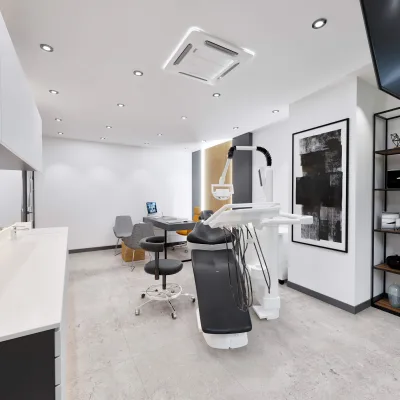 Diş Polikliniği İç Mimari – Doktor Muayenehanesi ve Diş Kliniği Tasarımı (Çerkezköy, Tekirdağ) - Görsel 24