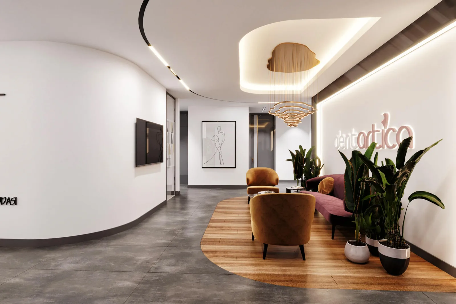 Doctor office, Oral and dental health polyclinic, Oral and dental health polyclinic, Dental clinic design