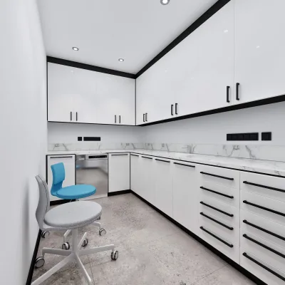 Diş Polikliniği İç Mimari – Doktor Muayenehanesi ve Diş Kliniği Tasarımı (Çerkezköy, Tekirdağ) - Görsel 28