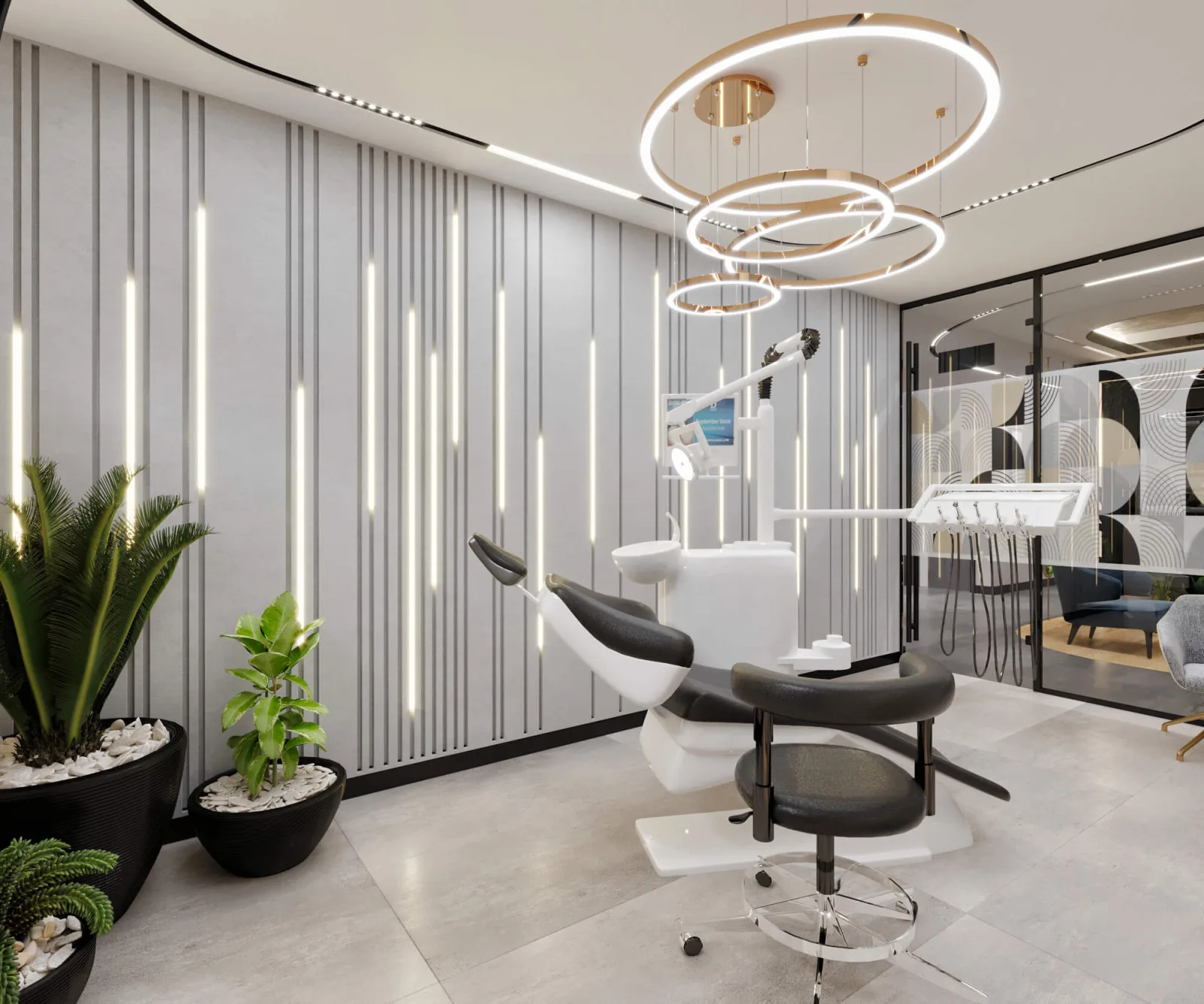 Doctor office, Oral and dental health polyclinic, Oral and dental health polyclinic, Dental clinic design