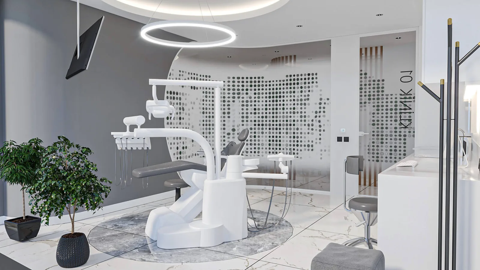 Doctor office, Dental clinic design, Oral and dental health polyclinic, Oral and dental health polyclinic