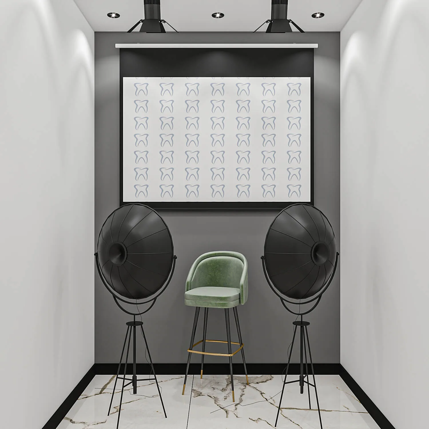 Doctor office, Dental clinic design, Oral and dental health polyclinic, Oral and dental health polyclinic