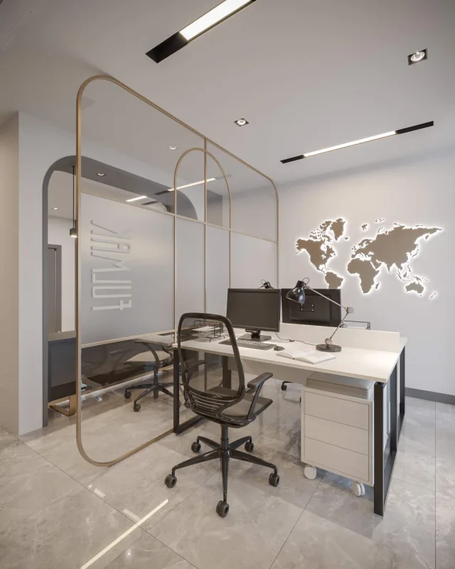 Through the modern office designs approach that we bring to life for professional workspaces, we design operational areas…