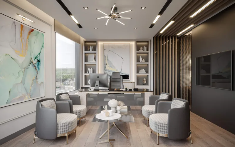 In our corporate interior architecture projects, we focus on elegant and cohesive details that enhance the perception of…