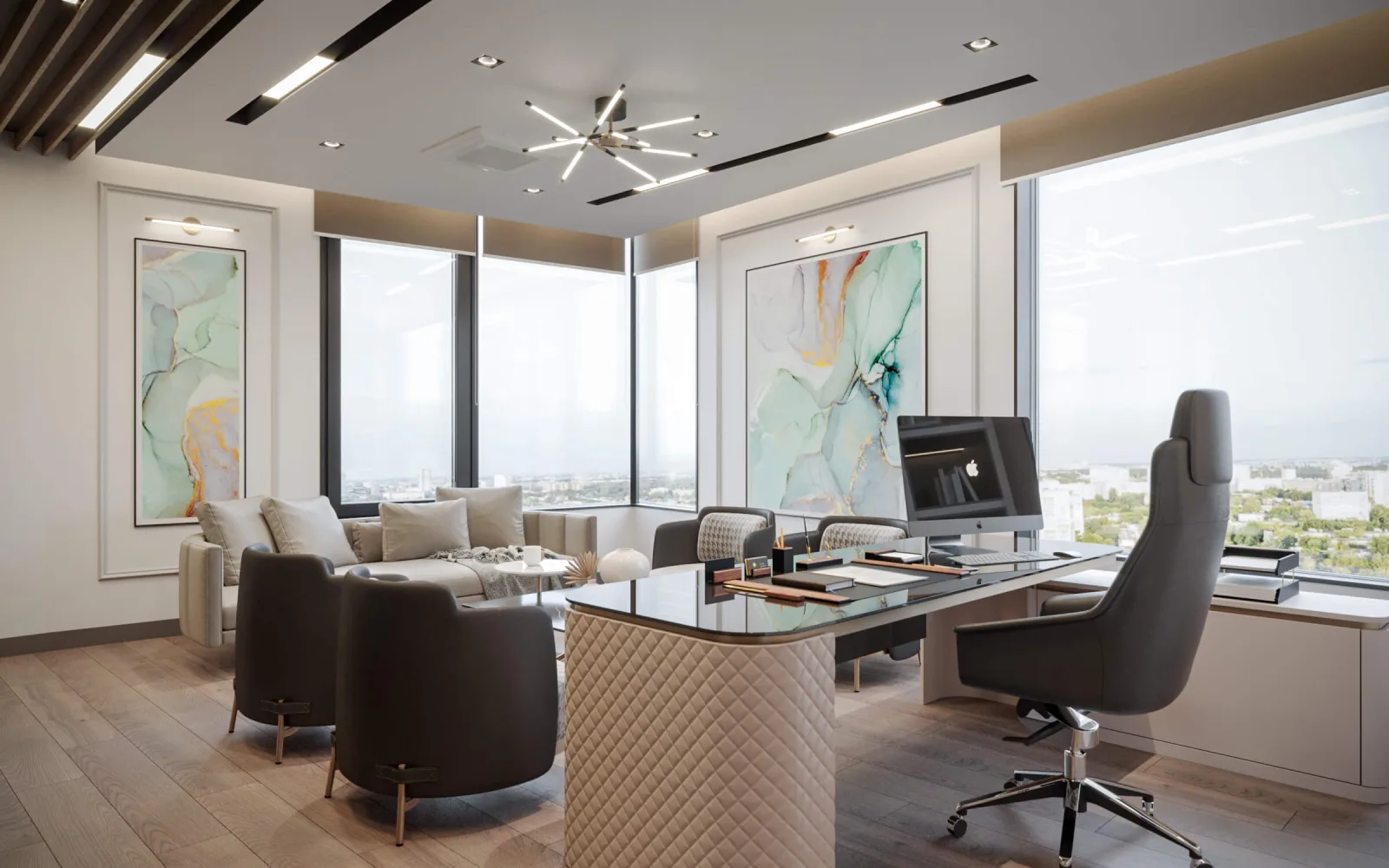 We believe in the inspiring power of working in a space with a panoramic view. Within the scope of the office architecture…