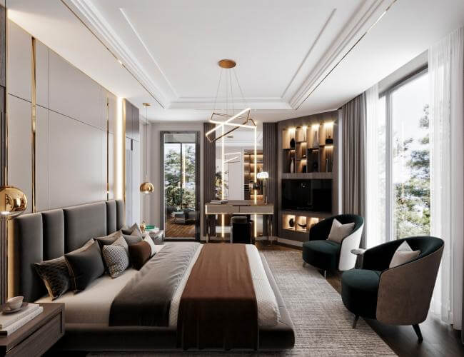 Lüks villa projeleri Detayı - Lüks villa projeleri | Ankara iç mimarlık