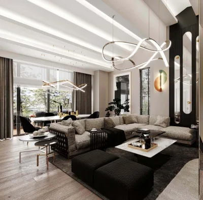 Yeni Batı Villa – Ankara Villa Tasarım, Ev Tasarım ve Salon Tasarımı (Yeni Batı, Batıkent, Yenimahalle, Ankara) - Görsel 19