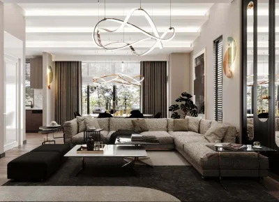 Yeni Batı Villa – Ankara Villa Tasarım, Ev Tasarım ve Salon Tasarımı (Yeni Batı, Batıkent, Yenimahalle, Ankara) - Görsel 17