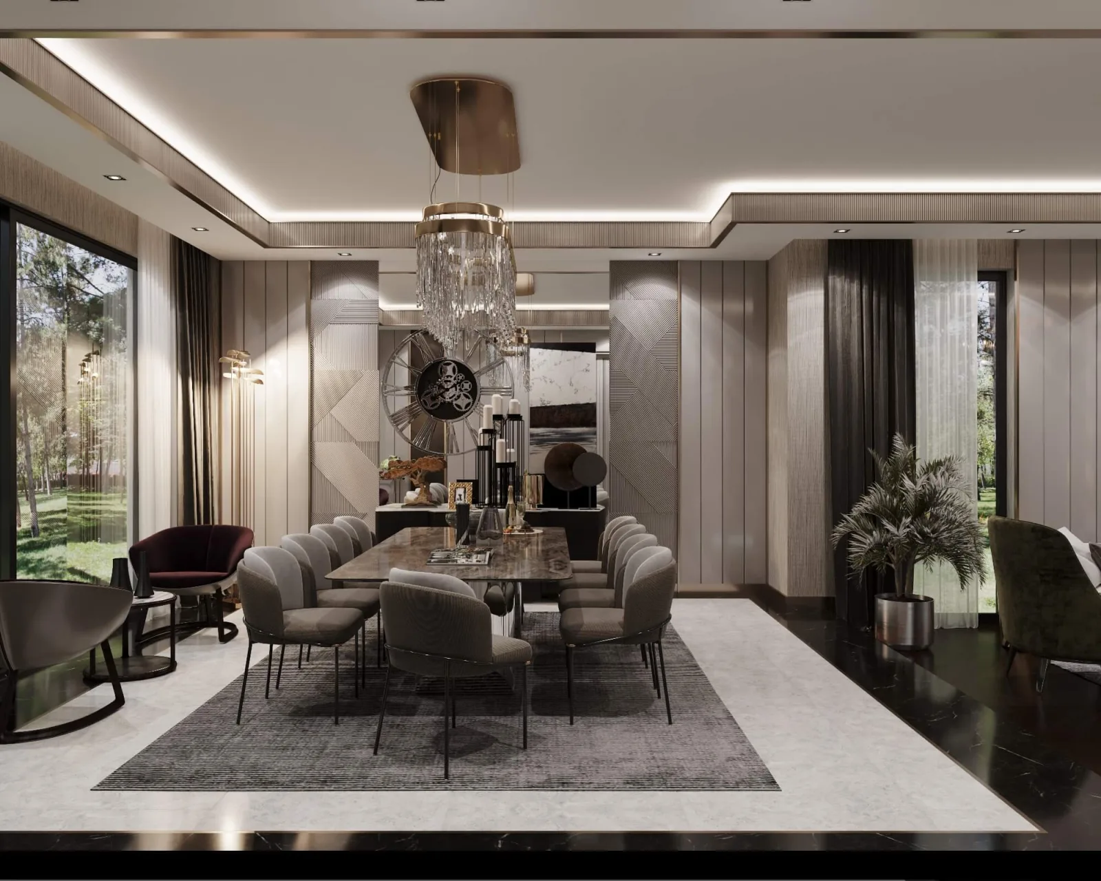 Natamam Villa, Apartment interior designer, Natamam Villa, Luxury house ankara, House interior decoration