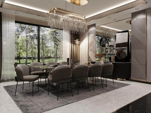 Villa iç dekorasyon Detayı - Villa iç dekorasyon | Ankara iç mimarlık