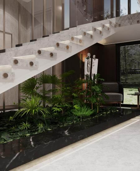 Villa iç dekorasyon Detayı - Villa iç dekorasyon | İç mekan aydınlatma