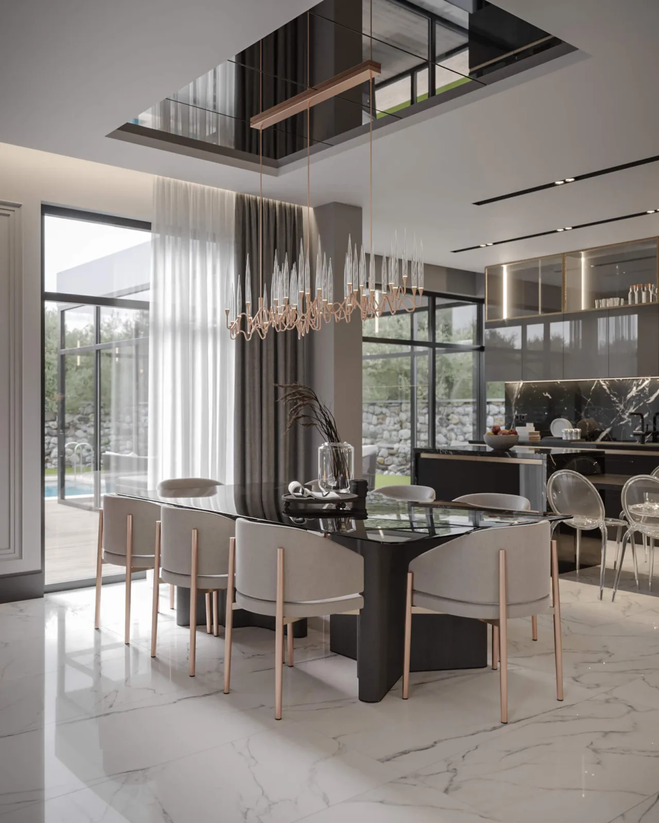 Ankara interior design, Natamam Villa, Ankara home renovation, Luxury house indoor design, Luxury home projects