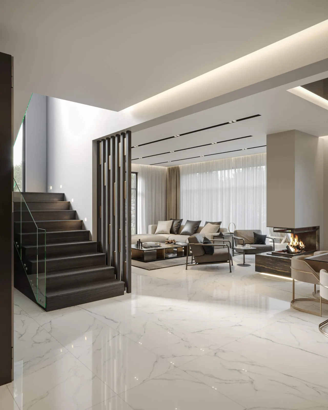 Ankara interior design, Natamam Villa, Ankara home renovation, Luxury house indoor design, Luxury home projects