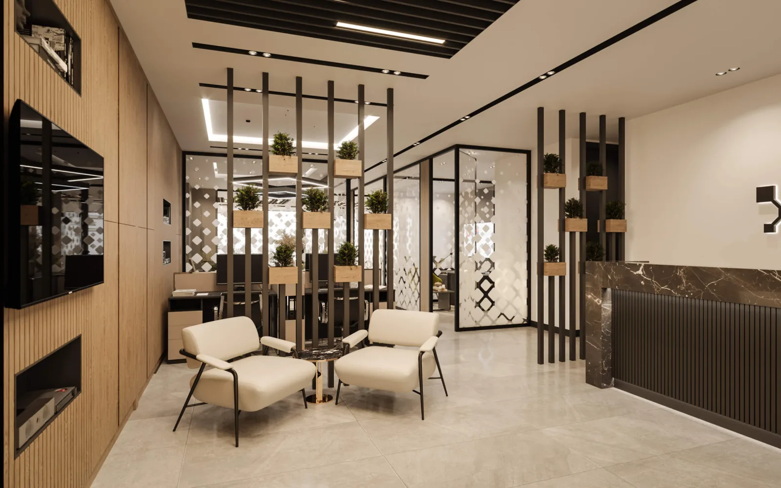 Although our initial objective in the entryway layout was to create a dynamic and athletic atmosphere, we successfully…