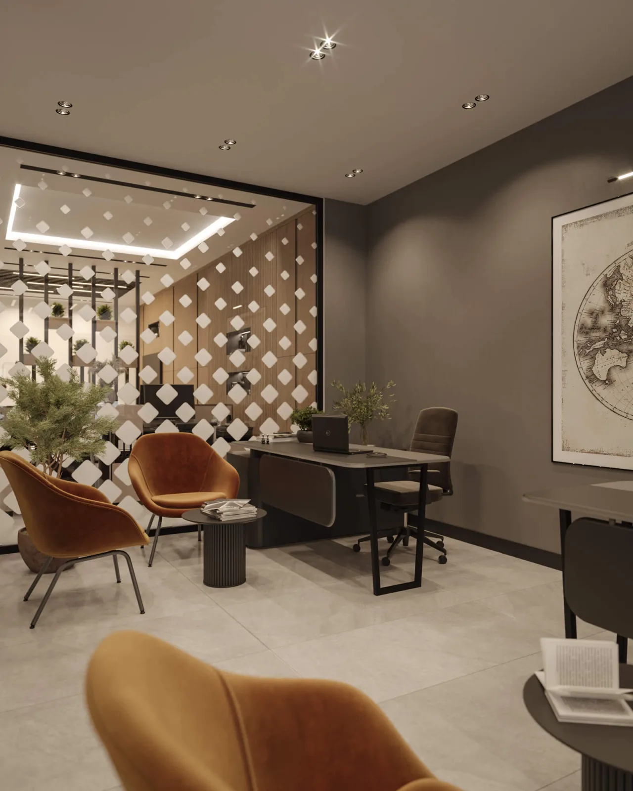 We introduced a warm and inviting atmosphere to the study rooms through a rich palette of coffee tones that we preferred.…