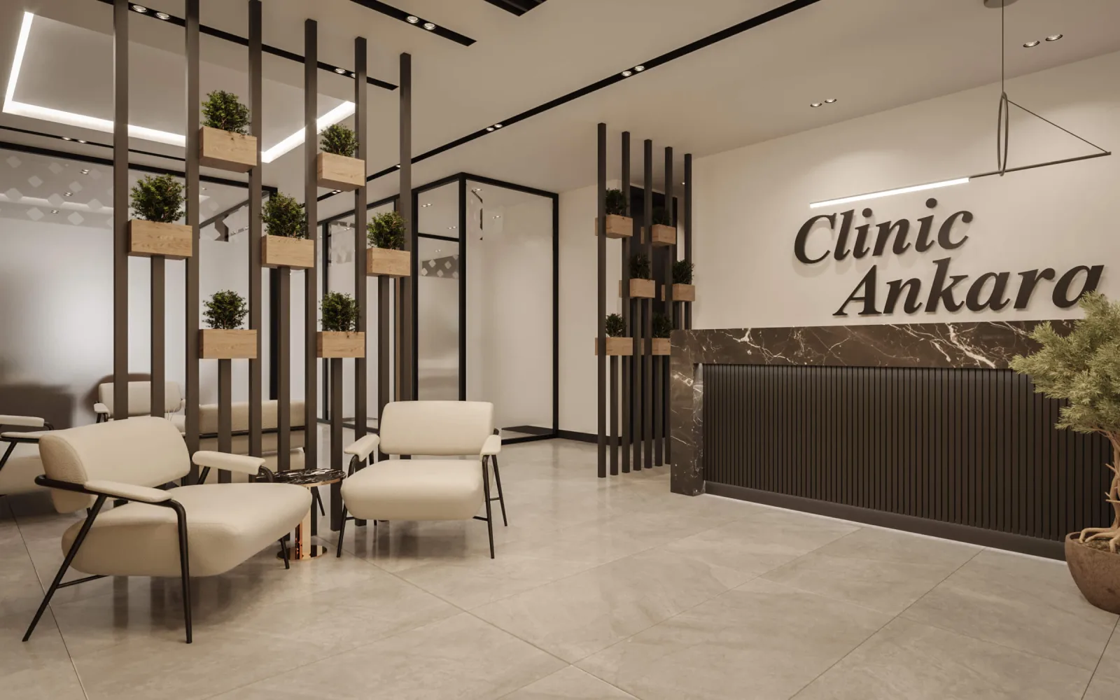 Dental clinic design, Oral and dental health polyclinic, Doctor office, Oral and dental health polyclinic