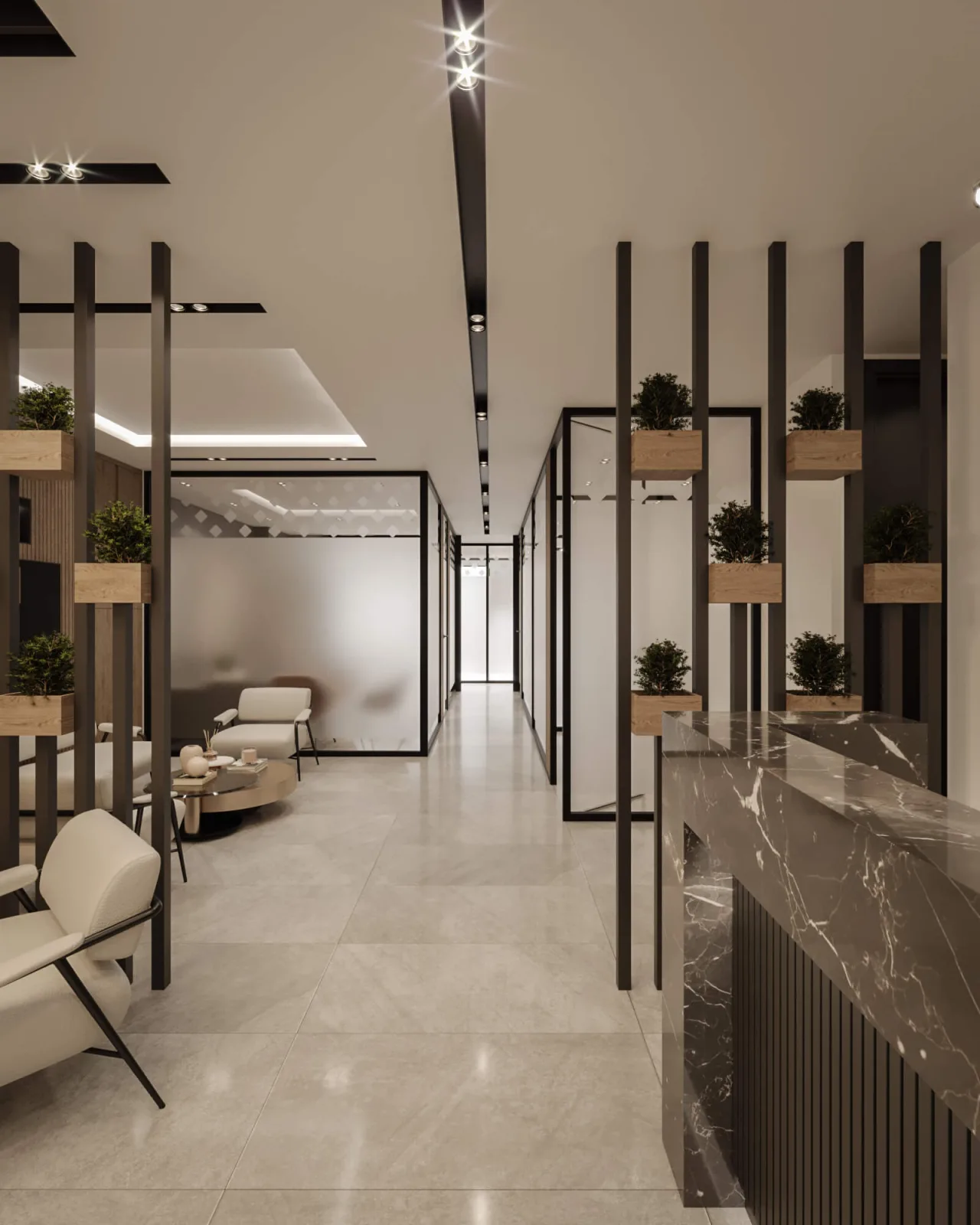 Dental clinic design, Oral and dental health polyclinic, Doctor office, Oral and dental health polyclinic