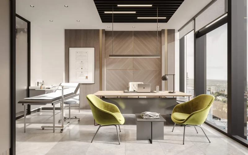 Dental clinic design, Oral and dental health polyclinic, Doctor office